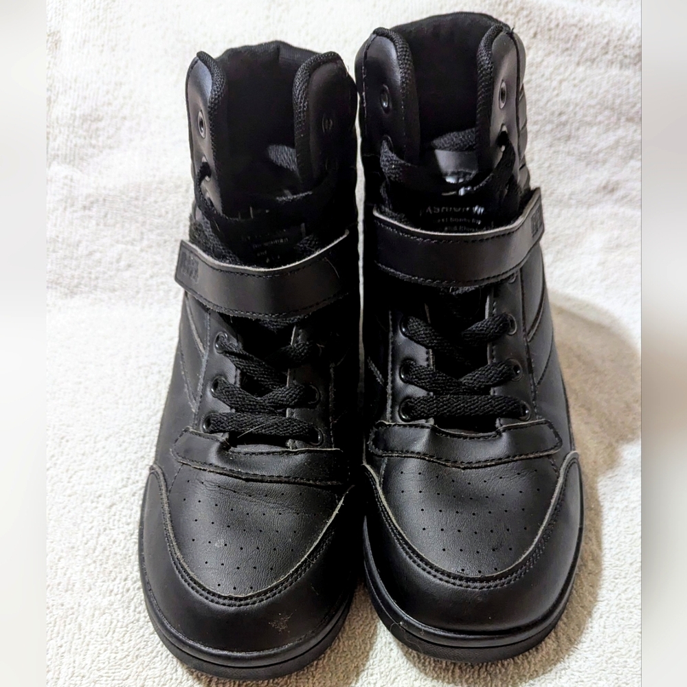 Stylish Black Women's High-Top Sneakers